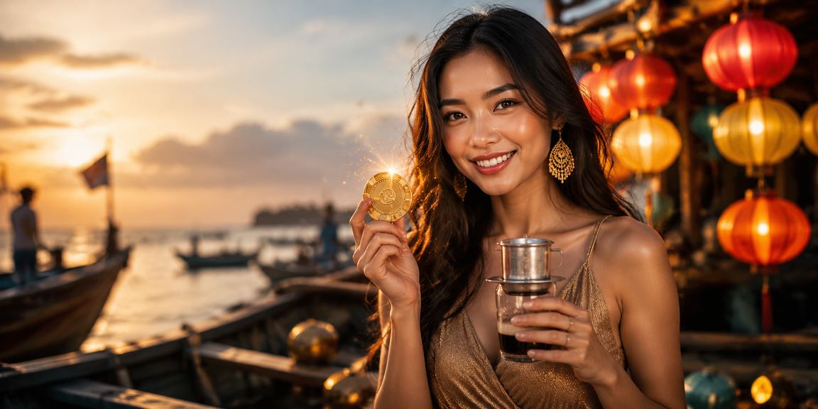 Không khí thư giãn tại quán cà phê Hội An với người dùng trải nghiệm casino trực tuyến